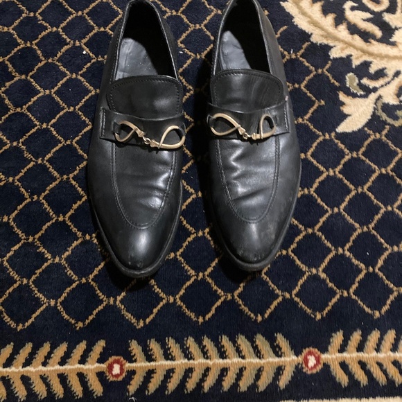 Gucci leather horse bit loafers(very rare )